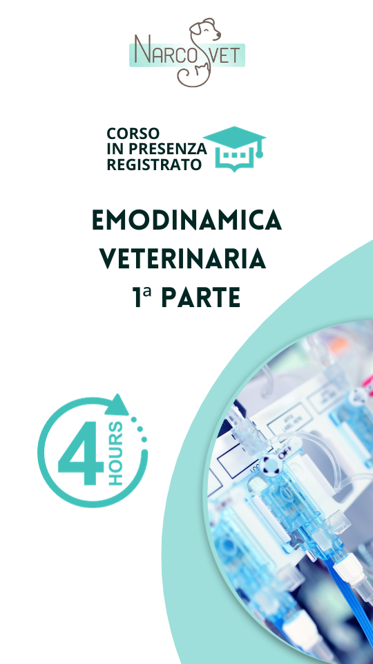 Corso in presenza registrato Emodinamica Veterinaria 1ª Parte
